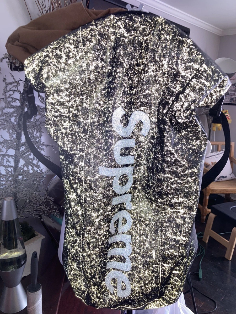 Reflective supreme backpack sale