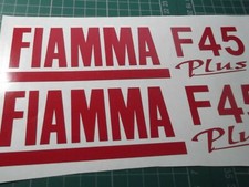 FIAMMA F45 plus   Sticker Decal x 2.   Choice of 19 colours