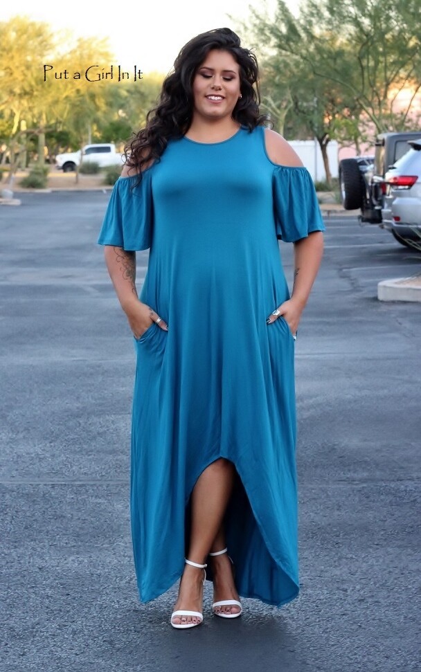 New PLUS SIZE Womens ROYAL BLUE HI LOW COLD SHOULDER MAXI DRESS 1X 2X POCKETS | eBay New PLUS SIZE Womens ROYAL BLUE HI LOW COLD SHOULDER MAXI DRESS 1X 2X POCKETS | eBay