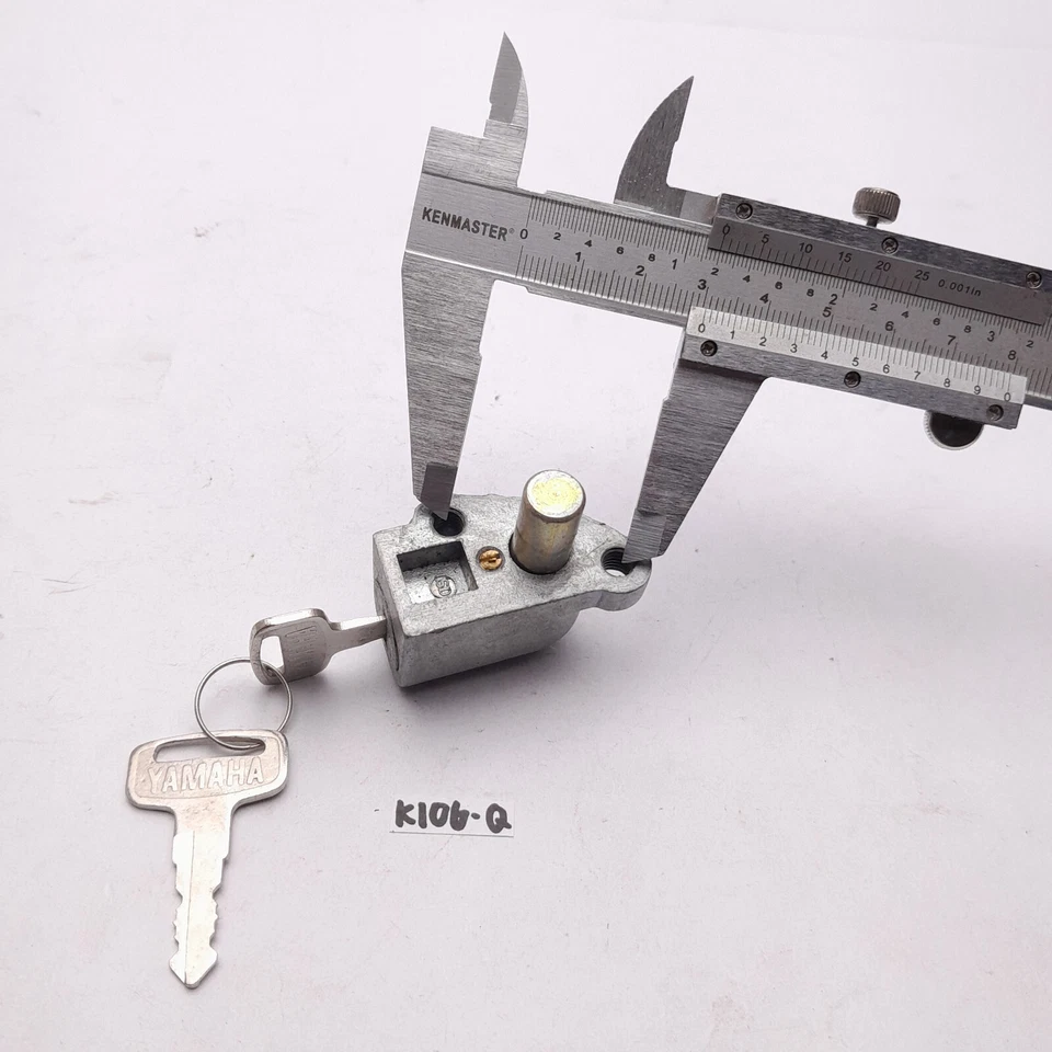 Yamaha YL2 L2G L2SN YA6 YG5 G7S HS1 L5T LS2 YB100 LB50 LB80 RS Steering Lock NOS - Imagem 3 de 4