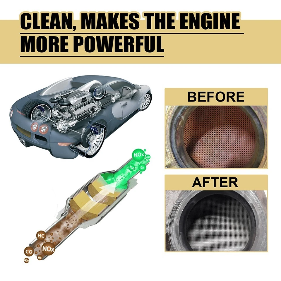 High Quality Bottle Of Cleaner Engine Cleaner Lower Emissions Car Vehicle Engine - Image 4 of 4