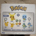 Funko Pokémon - Pikachu & Squirtle Flocked 2 Figure Set w/ Key Chains & Pins