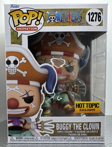 Funko Pop Buggy The Clown #1276 Exclusive Pop! Animation One Piece Collectible