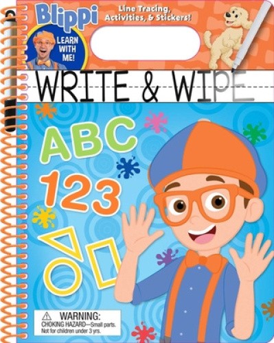 Blippi: Write and Wipe (Write and Wipe) by Editors of Studio Fun International