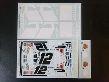 2003 Ryan Newman #12 Alltel Penske 50th Win Car - 1:24 Decal Waterslide Decals