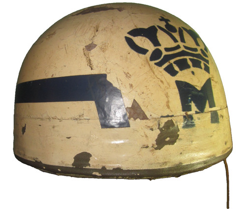 Cromwell helmet postwar used by Dutch Marechaussee Stahlhelm casque casco elmo 盔