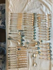 Old Mirror by Towle Sterling Silver Flatware Service for 10 plus extra pieces.