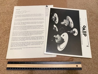 1990 DEVO paper with original promo photo 7/10