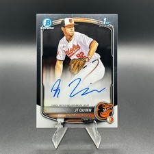 JT QUINN Orioles 1st Bowman AUTOGRAPH 2025 Draft Chrome Prospect #CPA-JQ
