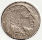1935 US Indian Head Buffalo Nickel FULL DATE Rare 91 Year Old Collection Coin
