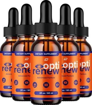 (5 Pack) Opti Renew Liquid Drops   OptiRenew Natural Blend Healthy Organic