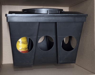 #ad Tuf Tite 9 Hole Distribution Box with Fittings For 4quot; Pipe NEW $39.99