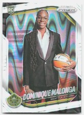 2025 Panini Prizm WNBA #144 Dominique Malonga White Seismic Prizms Seattle Storm