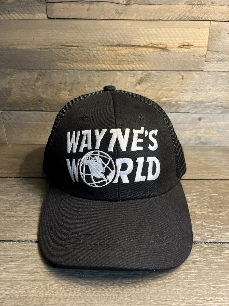 WAYNES WORLD Embroidered Snapback TRUCKER MESH Cap Movie Costume