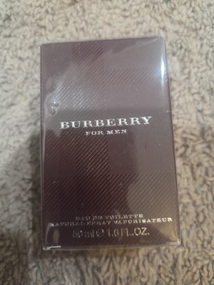 Burberry for Men Eau De Toilette Spray 50 ML / 1.6 FL. OZ Sealed - New 