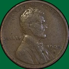 1920-D Lincoln Wheat Cent Very Fine VF Coin #36124