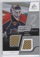 2008-09 SP Game Used Edition Authentic Fabrics Dual Tomas Vokoun #AF-VO m5x