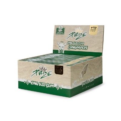 Box Purize King Size Slim Zigarettenpapier 50 Hefte à 42 Blatt, KSS
