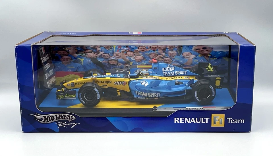 *КАК НОВЫЙ* Hot Wheels 1:18 Renault R26 F. Алонсо 2006 конструктор чемпионы мира - Изображение 2 из 4