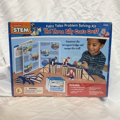 NEW Lakeshore STEM Three Billy Goats Gruff Fairy Takes Problem Solving Kit