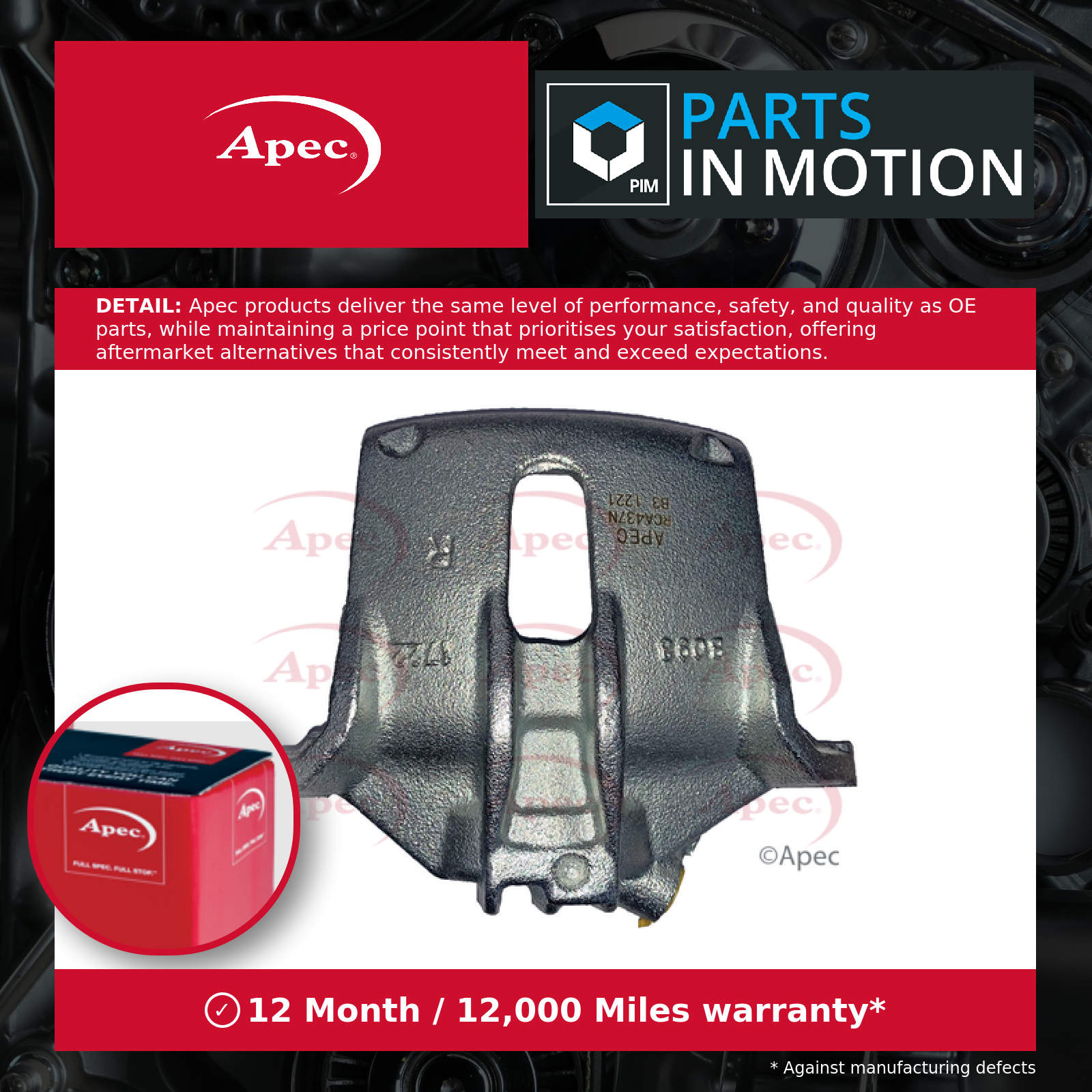 Brake Caliper fits PEUGEOT 208 Mk1 Front Right 12 to 19 1617292180 1651756780 - Image 14