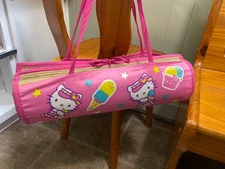 Hello Kitty bamboo beach/picnic mat RARE