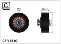 Caffaro 35-99 Umlenk-/FüHrungsrolle, Keilrippenriemen FüR Renault