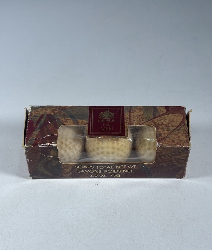 Vintage Edenfield for Men Soap Set 2.6oz Made in England Milo Cosmetics NOS