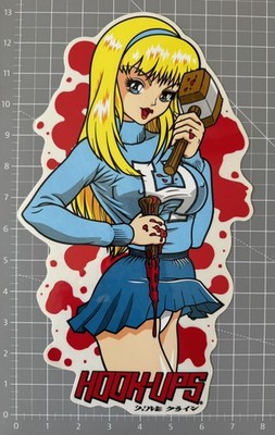 Hook Ups XL Sticker Rare JK Jeremy Klein Huge -  13 inches Vampire Hunter 