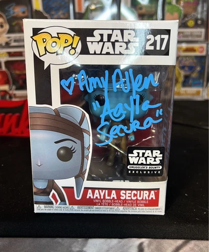 Funko POP Vinyl!-Aayla Secura-Star Wars-#217 Autographed & Quoted