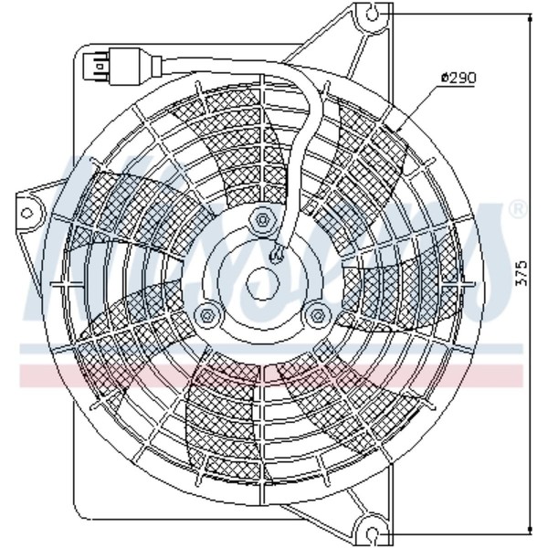 LüFter MotorküHlung KüHlerlüFter Passend FüR Hyundai Matrix 1.6 1.8-image