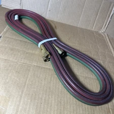12' x 3/16" Grade T Twin Welding Torch Hose Oxygen Acetylene Propane USA NOS