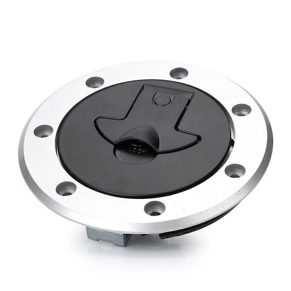 Cerradura universal de la tapa del tanque de combustible y gasolina con llave para Kawasaki Ninja ZX6R ZX9R Foto 4 de 4