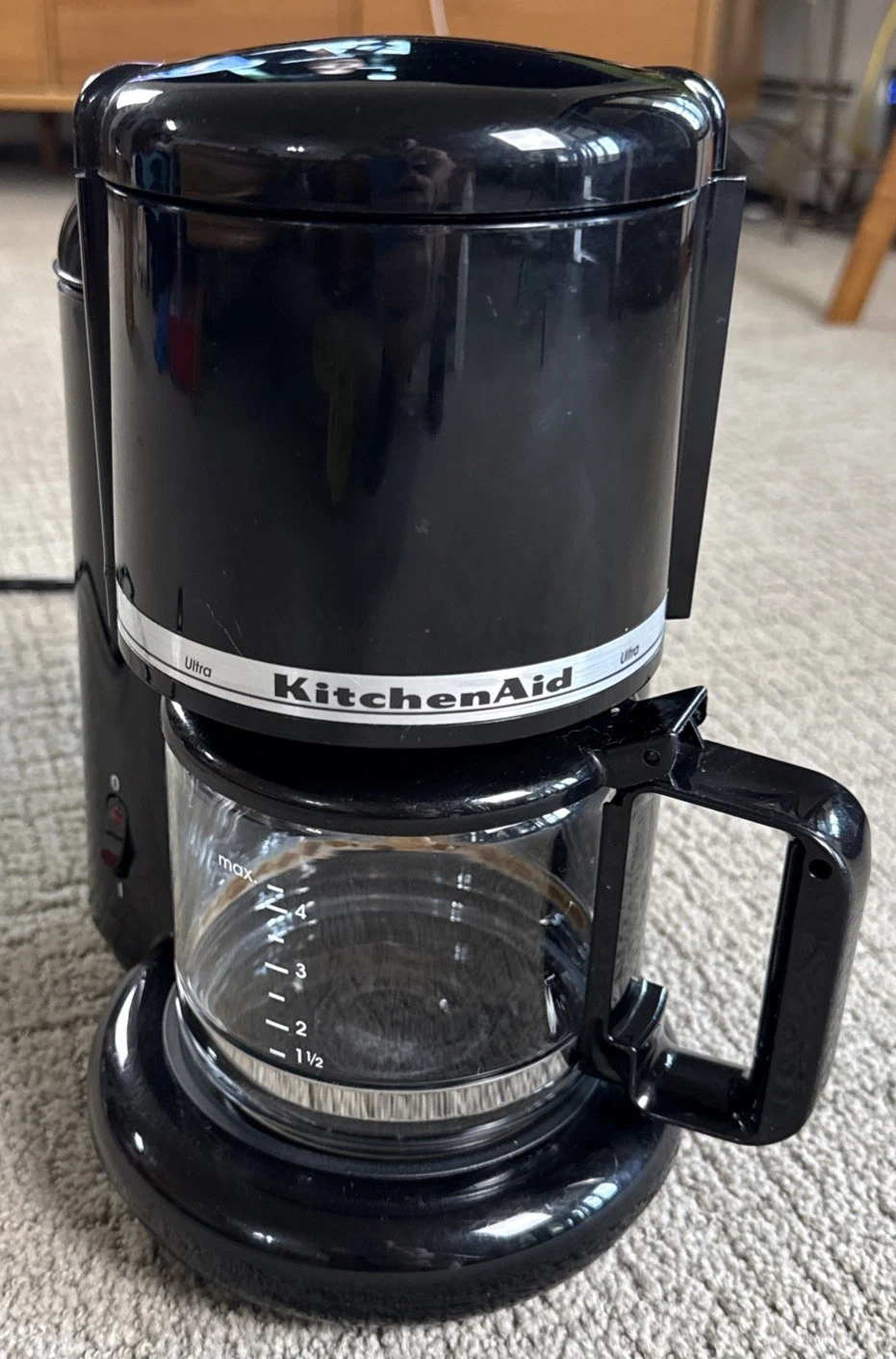 KitchenAid KCM055OB3 4-Cup Ultra Compact Household Coffee Maker Black Tested