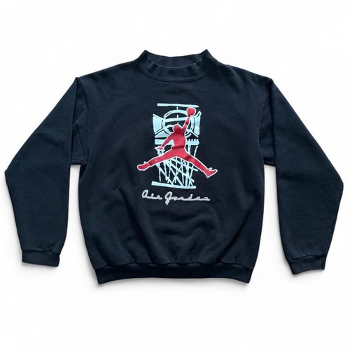 Air Jordan, Vintage 90s Nike Air Jordan Flight Basketball NBA Jumpman Pullover Crewneck LRG
