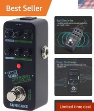 Compact Delay Reverb Pedal with Tap Tempo & B...