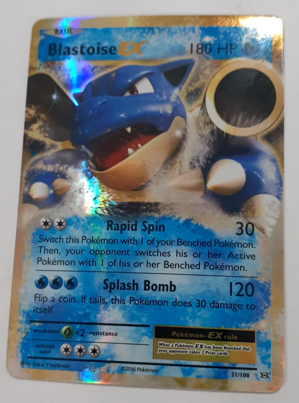 Blastoise EX 29/146 - XY Base Set - Pokémon Card from 2014! see photos - Picture 2 of 15