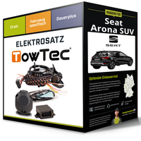 Elektrosatz 13-Pol Spezifisch FüR Seat Arona Suv 11.2017-Jetzt Neu Towtec