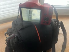 Canon PowerShot SX400 IS 16MP 30x Optical Zoom Red Digital Camera, Case, 32gb