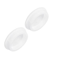 White Plug Holes Rubber Button Plug for 63.5mm / 2.5" Hole,2Pcs
