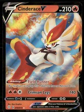CINDERACE V 018/072 HOLO ULTRA RARE SHINING FATES POKEMON NM