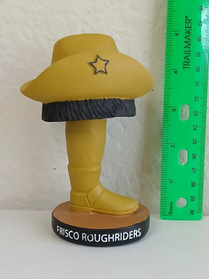 Frisco RoughRiders MiLB Christmas in July Fragile Leg Lamp SGA Bobblehead New - Image 3 of 4