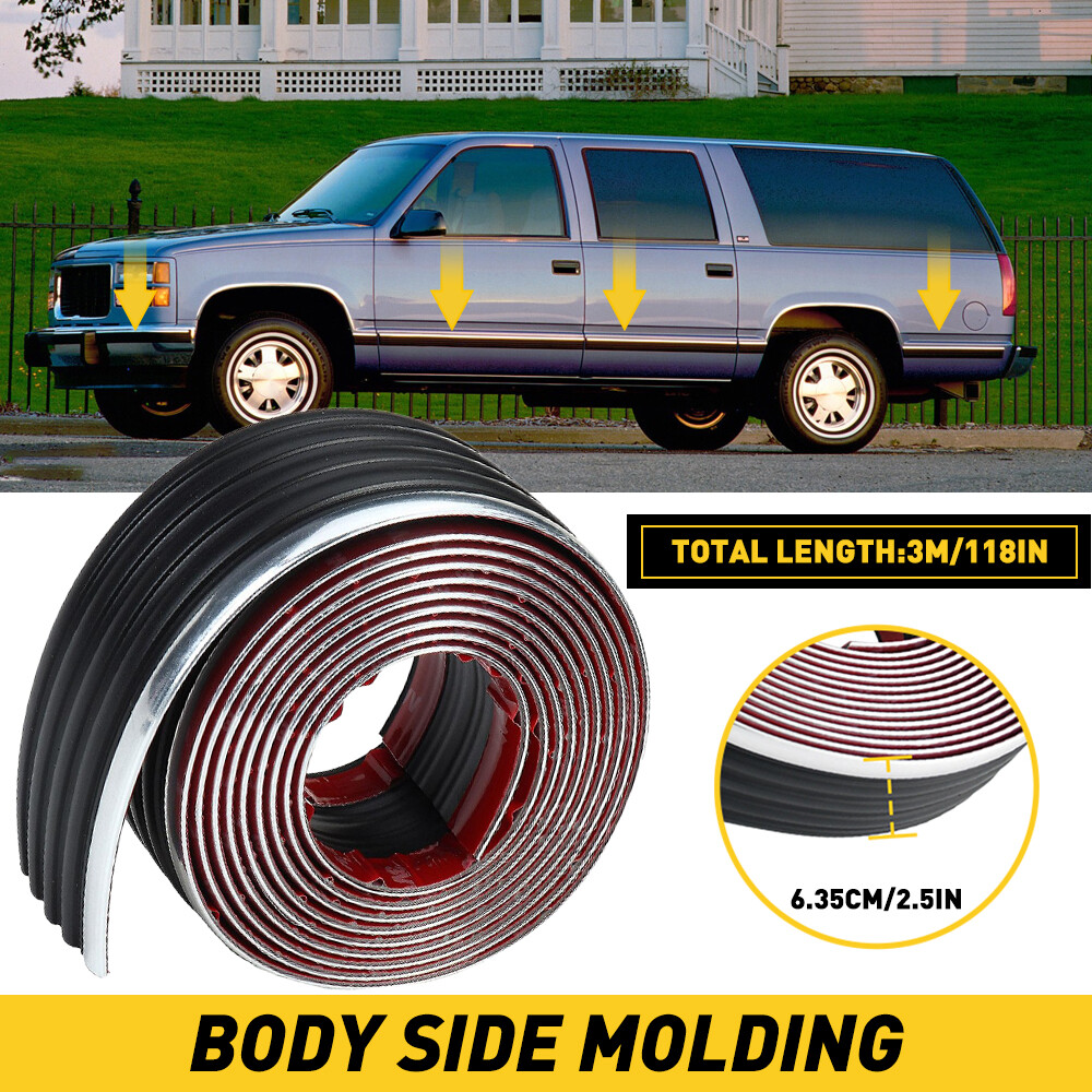 3M Universal Body Side Molding Belt Tape Exterior Protector For Cars