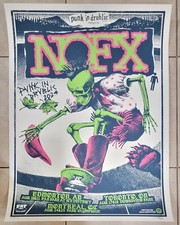 NOFX PUNK IN DRUBLIC POSTER 2024 A/P XX/24 EDMONTON TORONTO MONTREAL CANADA