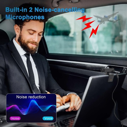 Webcam 4K pour PC, Appel Vidéo 4K UHD, PDAF AutoFocus, Double Micro Antibruit - Photo 4/8
