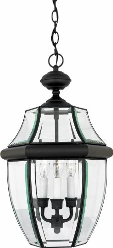 Quoizel NY1179K 3-Light Newbury Outdoor Lantern in Mystic Black - Picture 1 of 1