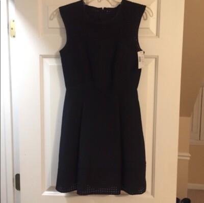 J Crew Perforated A-Line Dress