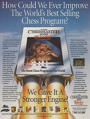 CHESSMASTER 4000 TURBO PC BIGBOX - Have you played a classic today?