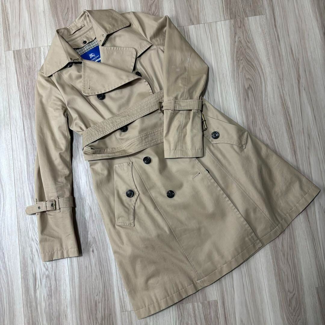 BURBERRY BLUE LABEL Authentic Beige Trench Coat for Women Size 40 US S