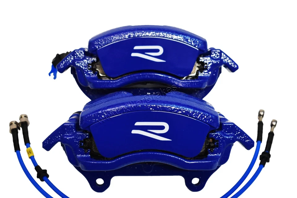 Front Golf 8R 2piston Brake calipers 5WA615123 5WA615124 Blue New - Image 4 of 4
